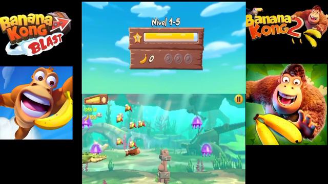 Banana Kong 2 vs Banana kong blast Gameplay смотреть онлайн