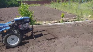 Планировка участка мотоблоком