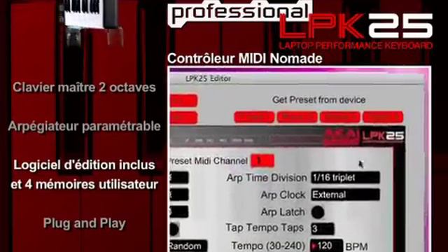Clavier maitre Akai LPK25 (La Boite Noire) смотреть онлайн