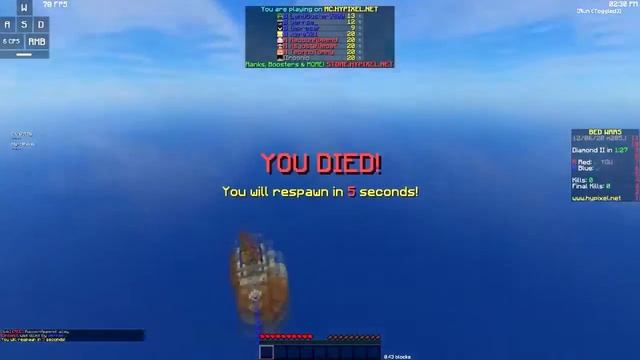 4v4 Bedwars... | Hypixel Bedwars Commentary смотреть онлайн