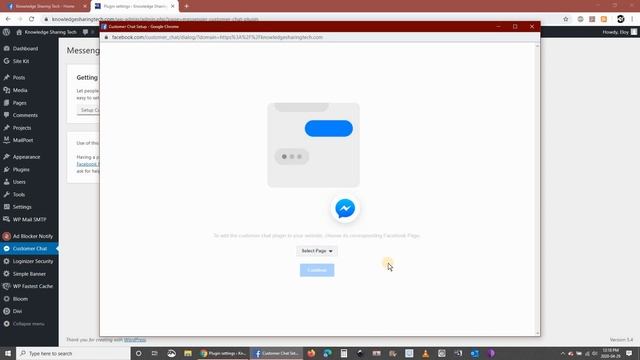 Add Facebook messenger chat box to your WordPress website смотреть онлайн