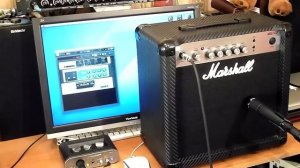 Как записать звук комбика — Marshall MG15CF
