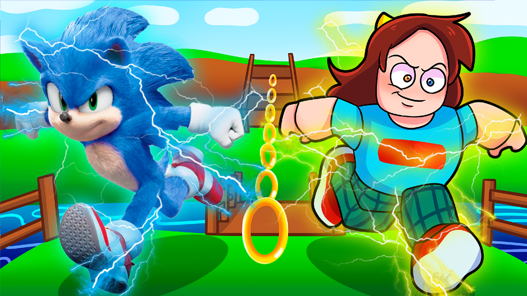 СТАЛА БЫСТРЕЕ СОНИКА в РОБЛОКС смотреть онлайн