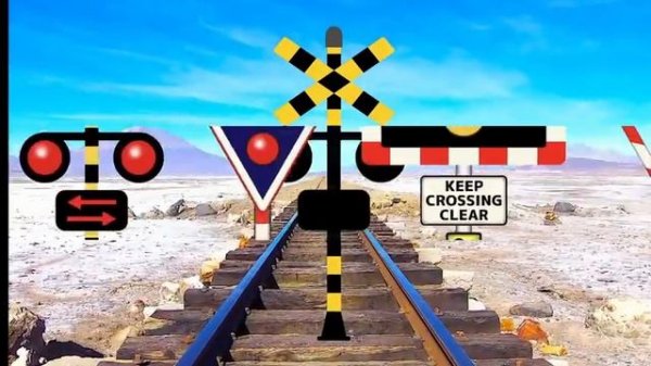 【 踏切アニメ 】 LIVE #48 踏切カンカンパズル puzzle railroad crossing ふみきり