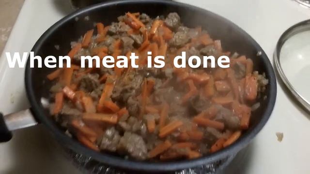 Beef Pilaf in Rice Cooker/Плов в мултиварки с говядины смотреть онлайн