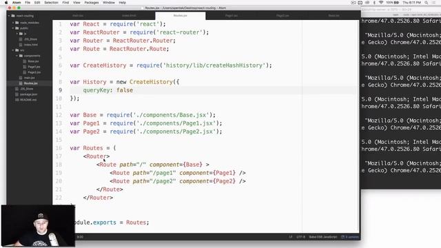 36 React Router hash смотреть онлайн