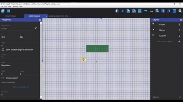 Gdevelop 5 Rpg Tutorial Part 1 Setup