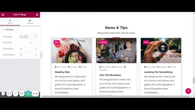 Blog Element - Aryan - Listing & Directory WordPress Theme смотреть онлайн
