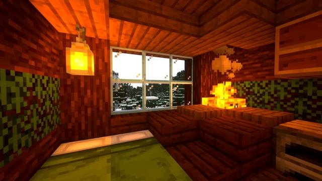 minecraft nostalgic music in a cozy tree house смотреть онлайн