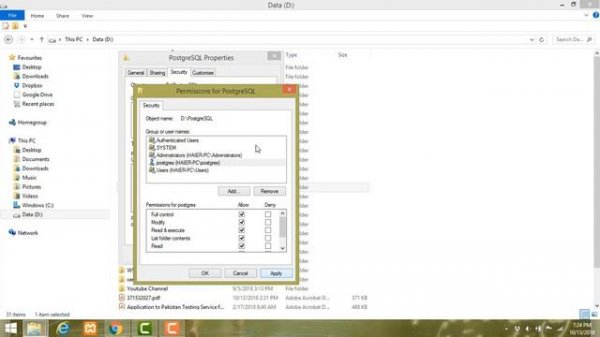 How to Install PostgreSQL and PgAdmin on Windows || The database cluster initialization failed