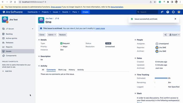 How to archive/Restore issue in Jira? How to Deleteissue? #Jira смотреть онлайн