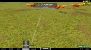 ОГРОМНЫЕ ЗМЕИ против ФЕНИКСОВ - Игра Beast Battle Simulator. Битва динозавров