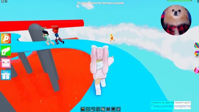 ОББИ, НО ЭТО ПОЛ ЭТО ЛАВА В РОБЛОКС ! 500 ПОБЕД ! ROBLOX смотреть онлайн