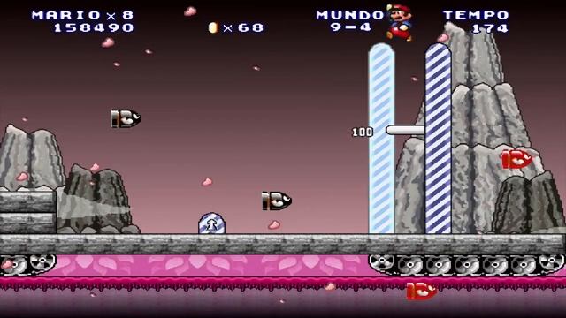 Mario Forever • Lunar New Year 2022 v2.0 • World 9 • Pink And Yellow Flashback • Voiceover/CC смотреть онлайн