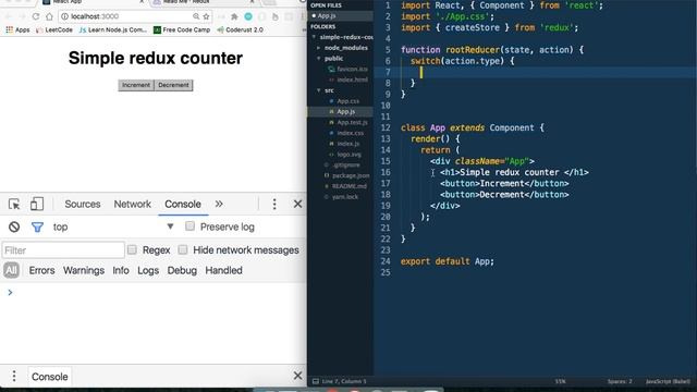 Simple Redux Counter Example смотреть онлайн