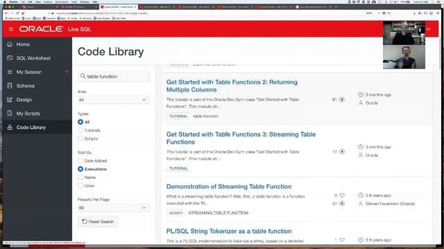 PL/SQL Table Functions смотреть онлайн