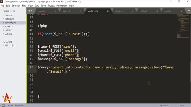 web development series in PHP & Mysqli complete course in urdu language Lecture 18 Contact Us | Pag смотреть онлайн
