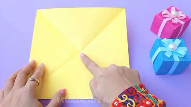 9 EASY CRAFT IDEAS || School Craft Idea || DIY Origami Craft || School hacks || Paper mini gift ide смотреть онлайн
