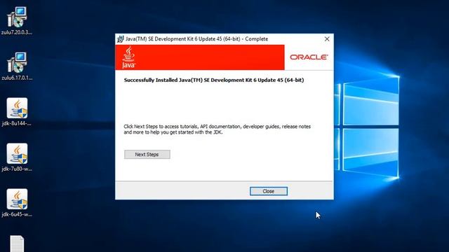 Java 6 (Oracle JDK 6) installation in Windows 10 | Java SE 6 Update 45 смотреть онлайн
