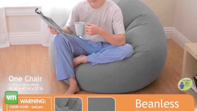 Inflatable Beanless Bag Chair | Intex 68579EP