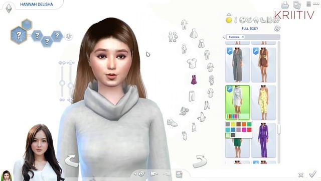 Hannah Delisha [The Sims 4 CAS] | KRIITIV смотреть онлайн