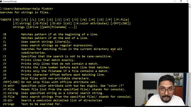 Batch Script Command FindStr to find a data from computer files смотреть онлайн