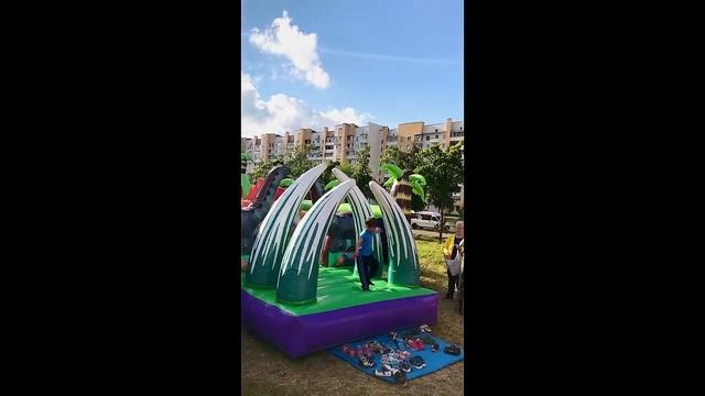 Отзыв о БатутМастер, Надувной батут "Хамелеон и Динозавры" (г. Минск) смотреть онлайн