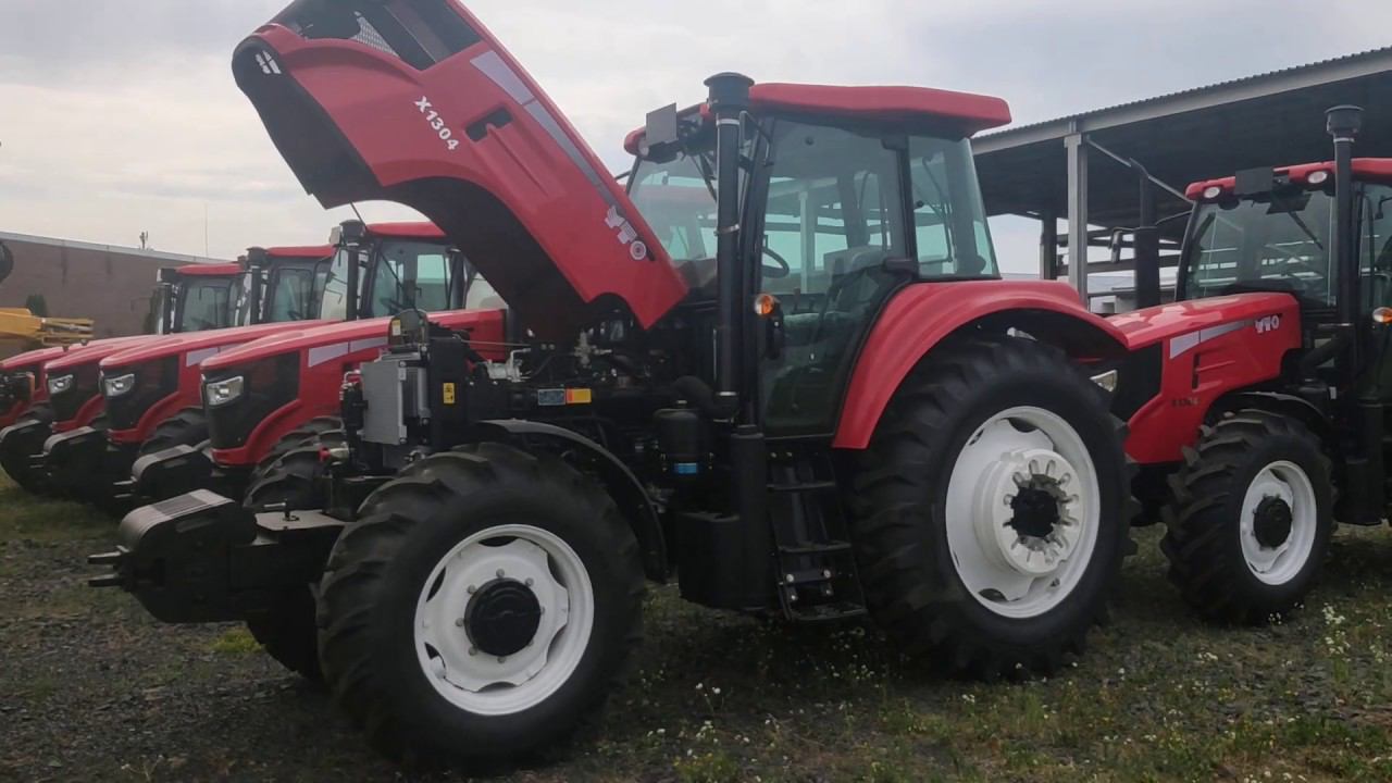 Впечатляющий трактор - YTO X1304! Круговой обзор смотреть онлайн