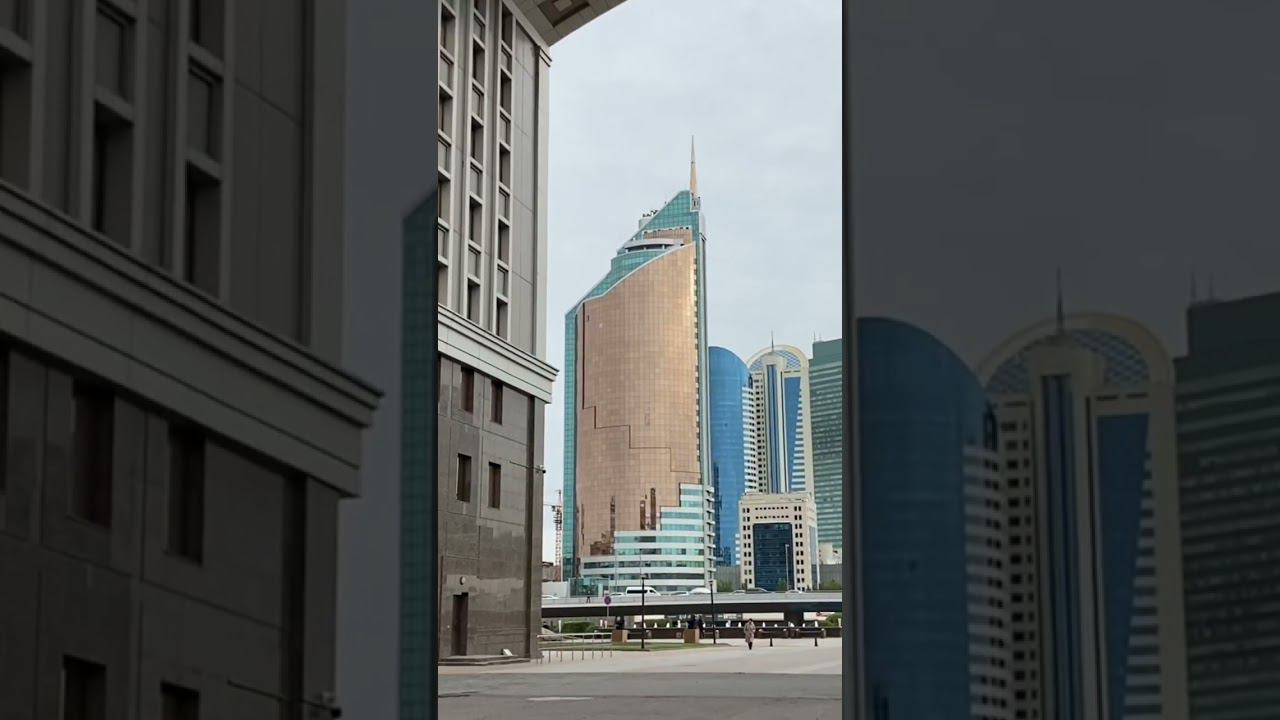 Астана. Левый берег. Нуржол бульвар. (Kazakhstan. Astana - new city) смотреть онлайн