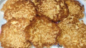 Вкуснейшие блины (оладьи) из овсяных хлопьев (без муки)