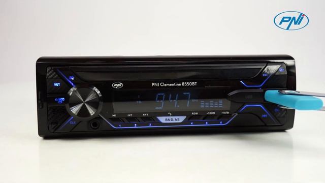 Radio MP3 player auto PNI Clementine 8550BT, fata detasabila, 4x45w RO смотреть онлайн