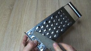 Как заточить кухонную тёрку   3 способа! Как наточить тёрку в домашних условиях!Трёт как сумашедшая