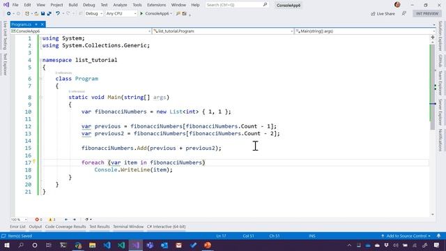 Lists of Other Types | C# 101 [14 of 19] смотреть онлайн