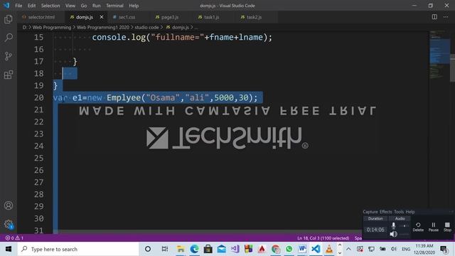 Object & JSON Object in Java Script Part1 смотреть онлайн