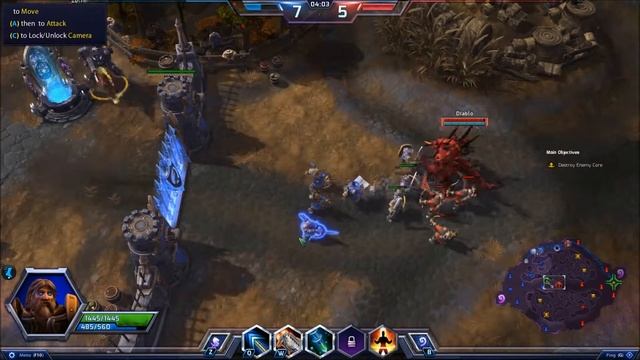 Heroes of the Storm Alpha gameplay tutorial part 3 смотреть онлайн
