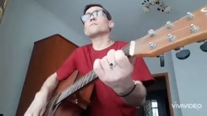 Песня "В платье Белом" на гитаре