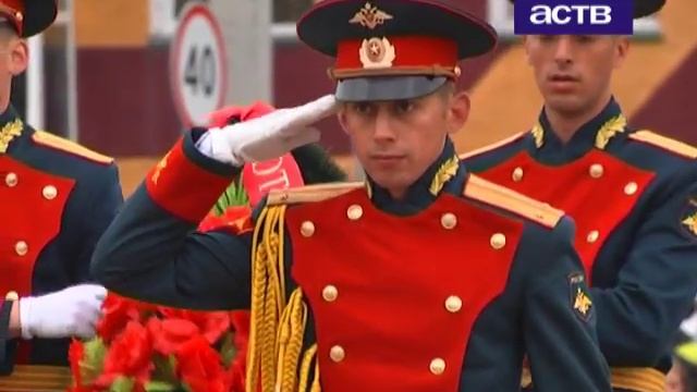 Открытие "Вахты Памяти-2015" в Южно-Сахалинске смотреть онлайн