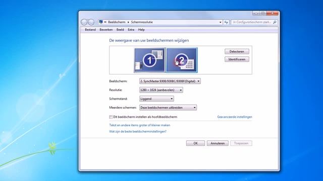 Clickx 240 - Werken met twee schermen in Windows 7 смотреть онлайн
