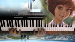 Играем мелодию ПРЕКРАСНОЕ ДАЛЁКО на синтезаторе. Очень просто для начинающих