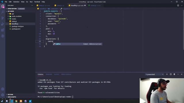 06 - API com NodeJS | Express | MySQL - CRUD Simples - Configurando o Knex.js смотреть онлайн