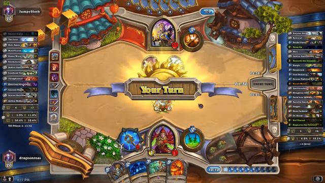 Ranked Hearthstone Match Vs. JumpySloth смотреть онлайн