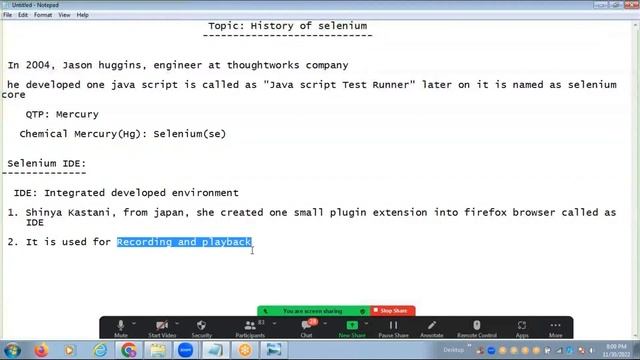 Selenium with Java Online Training Class-3 смотреть онлайн