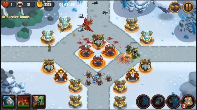 Realm Defense Shattered Realms - level 8 - 24.23min - without potions смотреть онлайн