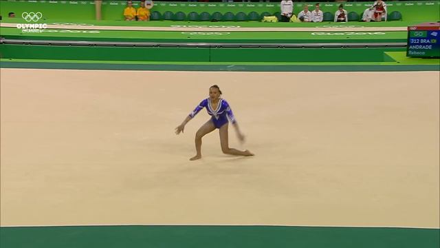 Rebeca Andrade Dazzles Her Home Crowd To Beyoncé At Rio 2016 | Music Monday
