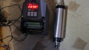 первый запуск шпинделя с частотником