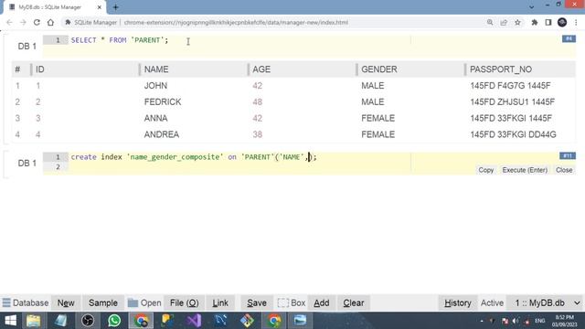 SQLite Tutorial Part 10 - COMPOSITE INDEX смотреть онлайн