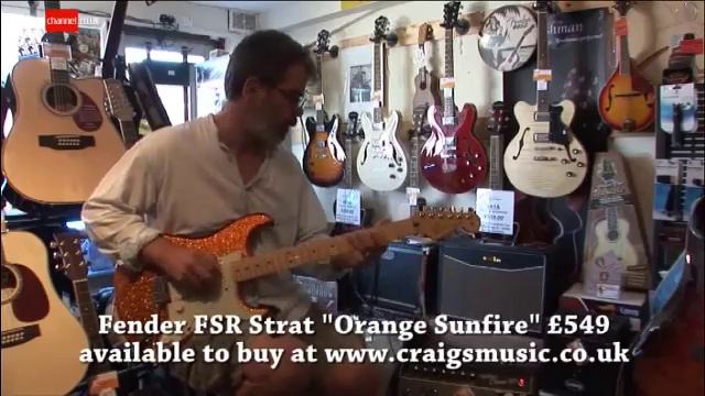Fender FSR Strat "Orange Sunfire" £549.mp4 смотреть онлайн