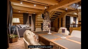 Интерьер деревянного дома