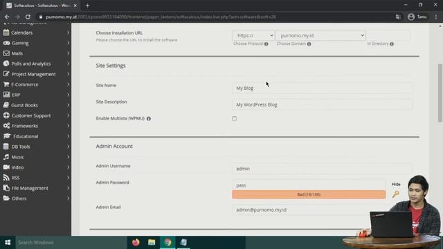 CARA INSTAL WORDPRESS DI SOFTACULOUS CPANEL смотреть онлайн