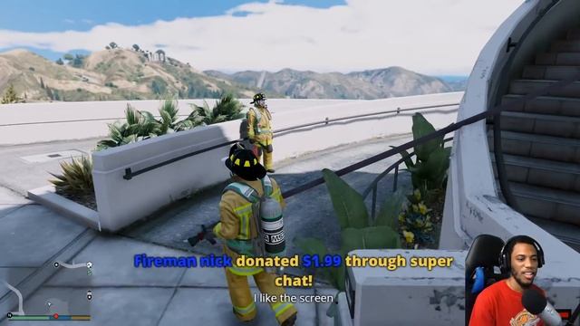 GTA 5 Firefighter Mod Los Santos Fire Department Responding To Fires (LSPDFR Fire Callouts) смотреть онлайн